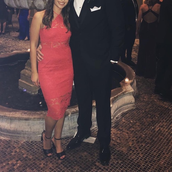 NWT red lace corset dress size 0 - Picture 7 of 7